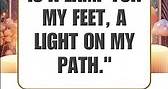 Psalms 119:105 Your word is a lamp for my feet, a light on my path #psalm #psalms #psalmsofdavid