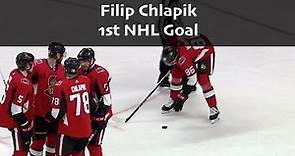 Filip Chlapik - 1st NHL Goal
