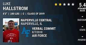 Luke Hallstrom 2019 Offensive Center Air Force