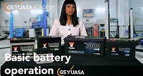 Basic battery operation - GS Yuasa Academy - GYTV