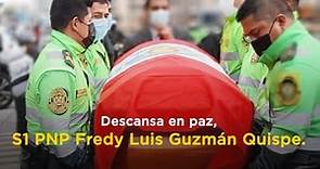 Mininter rindió un homenaje póstumo al S1 PNP Fredy Luis Guzmán Quispe