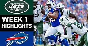 Jets vs. Bills | NFL Week 1 Game Highlights