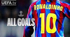 RONALDINHO: ALL #UCL GOALS!