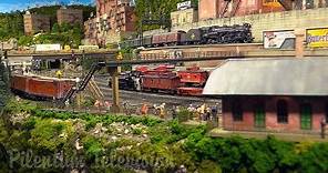 One of the finest and most famous model railroad layouts in the United States in HO scale