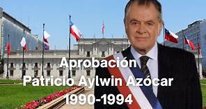 Aprobación Pdte. Patricio Aylwin Azócar (1990-1994)