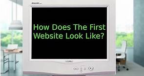 How Does The First Website Look Like? - History of the World Wide Web