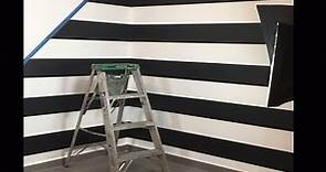 COMO PINTAR RAYAS EN TU PARED / HOW TO PAINT LINES ON YOUR WALL