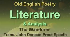 Old English Poem: The Wanderer