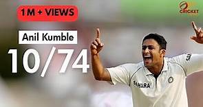 Anil Kumble Historical 10 wickets Haul 10/74 Against Pakistan 🔥 | Ind vs Pak 2nd Test 1999 at Delhi