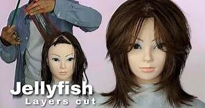 how to: JELLYFISH CUT| new layered haircut in 2024