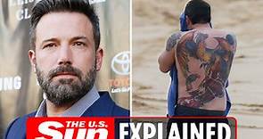 What is Ben Affleck's tattoo on his back?