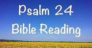Psalm 24 - NIV Version (Bible Reading with Scripture/Words)