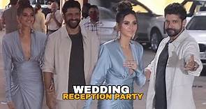 Newly Married Couple Farhan Akhtar and Shibani Dandekar FIRST Public Appearance | FULL VIDEO