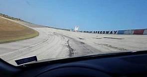 Lap around Texas World Speedway oval