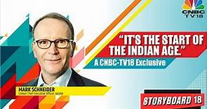 In Conversation With The Global CEO Of Nestle Mark Schneider | Storyboard18 | EXCLUSIVE | CNBC-TV18