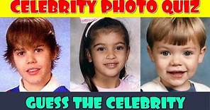 Guess the Celebrity | Celebrity Childhood Photo Quiz