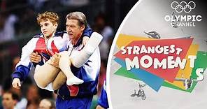 Kerri Strug's Unforgettable Determination to Win Gymnastics Olympic Gold | Strangest Moments