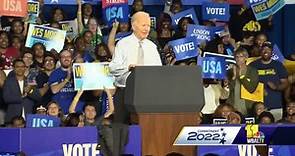 President Biden stumps in Bowie for Democrats, GOP rallies voters