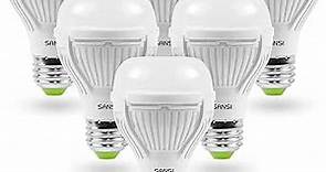 SANSI 100W Equivalent A19 LED Light Bulb, 1600 Lumens 5000K Daylight White Bulb with Ceramic Technology, 6 Pack 22-Year Lifetime, Non-Dimmable, Efficient, Safe, 13W Energy Saving for Home Lighting
