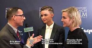 Ruby Rose / Phoebe Dahl talk Same-sex marriage w Eric Blair