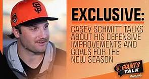Casey Schmitt talks about his defensive improvements and goals for the new season | NBCSBA