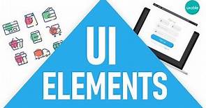 UI Elements/Components | Types and Importance of UI Elements