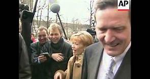 GERMANY: GERHARD SCHROEDER VICTORIOUS IN LOWER SAXONY ELECTION
