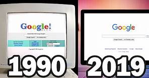 Evolution of Web Design 1990-2019