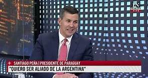 Santiago Peña, presidente de Paraguay: "Quiero ser aliado de la Argentina"