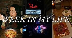 NYC WEEK IN MY LIFE! movie premieres, dinners in the city & going to cafe wha!