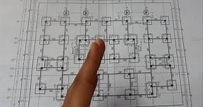 How to Read Building Foundations Drawing plans | Column Footings Detail | also X sections detail