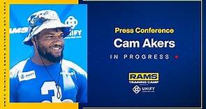 Cam Akers & Tyler Higbee Address The Media As Rams Kickoff Training Camp