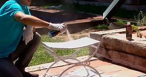 ¿Cómo restaurar una silla de exterior oxidada y qué productos usar? tutorial paso a paso