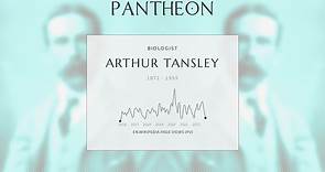 Arthur Tansley Biography - English botanist and pioneer in ecology