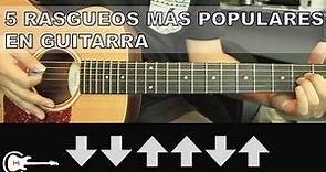 5 Rasgueos Mas Usados en la Música Popular - Tutorial Guitarra (HD)