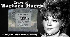 Grave of actress BARBARA HARRIS