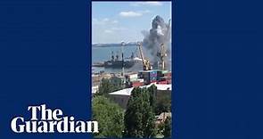 Ukraine: Russian missile strike hits main port of Odesa