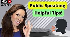Helpful tips for Public Speaking & Practice your English with Leyna Nguyen