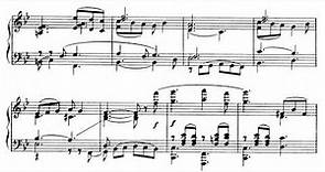 Giacomo Puccini - Foglio d'album (with sheet music)