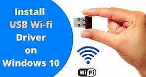 How to Install USB Wi-fi Adapter Mediatek Ralink WLAN Driver on Windows 10