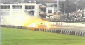 Gary phillips 1985 Funny Car Crash