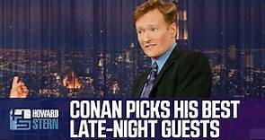 Conan O’Brien Picks His Favorite Late-Night Guests