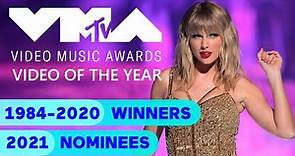 MTV VMAs - Video Of The Year Winners (1984-2020) + Nominees 2021