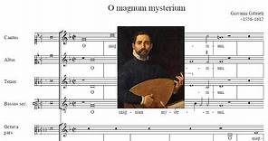 Giovanni Gabrieli - O Magnum Mysterium (1587)