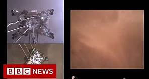 Nasa releases videos of its Perseverance rover landing on Mars - BBC News