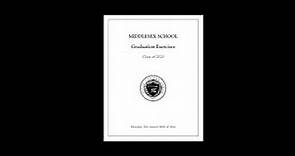 Middlesex School Graduation, Class of 2020