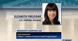 U.S. Solicitor General Elizabeth Prelogar Begins U.S. Supreme Court Argument