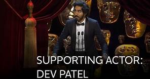 Dev Patel wins the Best Supporting Actor BAFTA for Lion - The British Academy Film Awards 2017