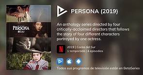 ¿Dónde ver Persona (2019) TV series streaming online?