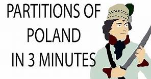 Partitions of Poland | 3 Minute History